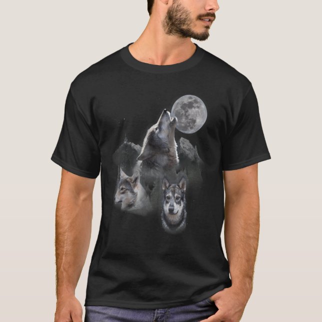 Camiseta Ama Lobos, Lua de Lobo 2 (Frente)