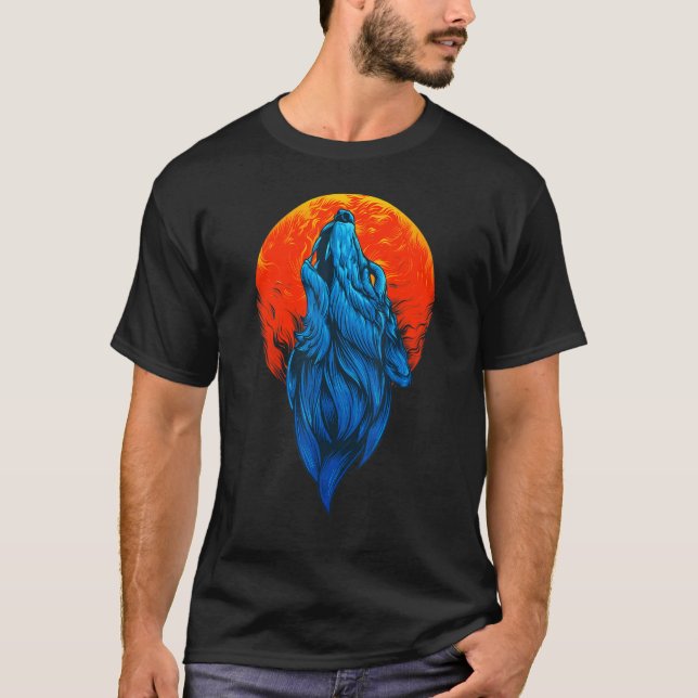 Camiseta Ama Lobos, Lua de Lobo 6 (Frente)