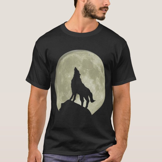 Camiseta Ama Lobos, Lua de Lobo 7 (Frente)