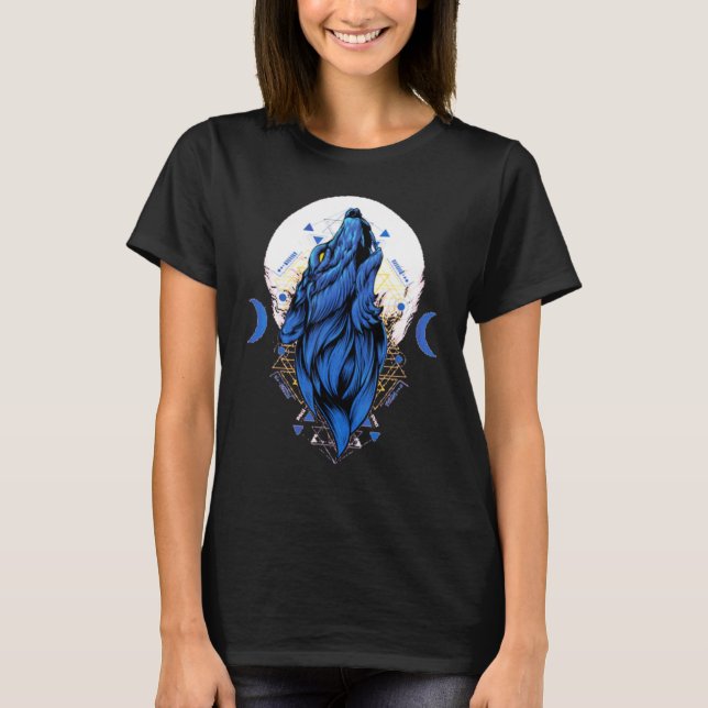 Camiseta Ama Lobos lua do lobo 1 (Frente)
