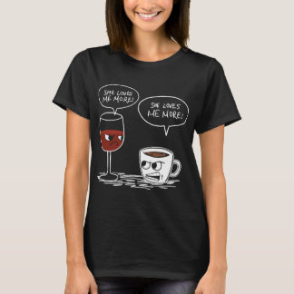 Camiseta ama-me mais vinho
