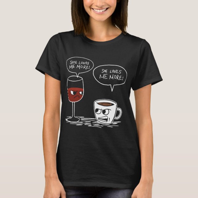Camiseta ama-me mais vinho (Frente)