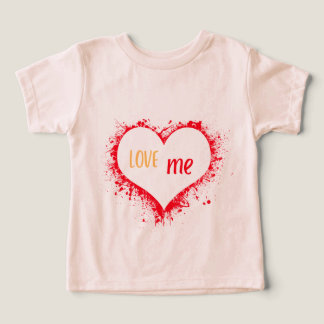 CAMISETA AMA ME PARA CRIANÇAS