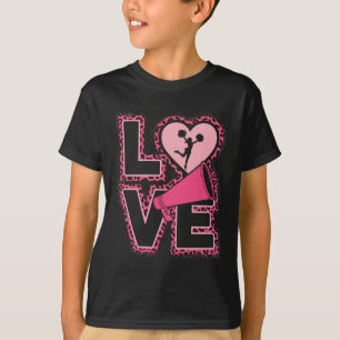 Camiseta Ama o Cheerleading Funny Cheerleader 