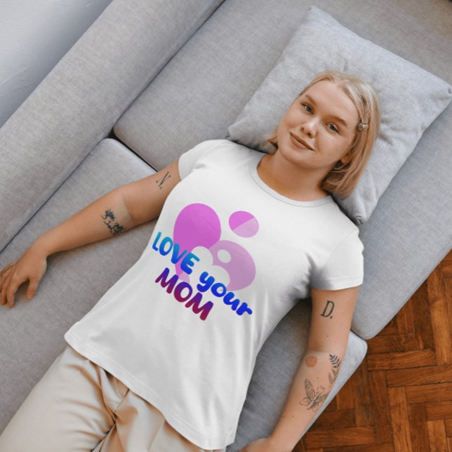 Camiseta Ama sua mãe (Criador carregado)