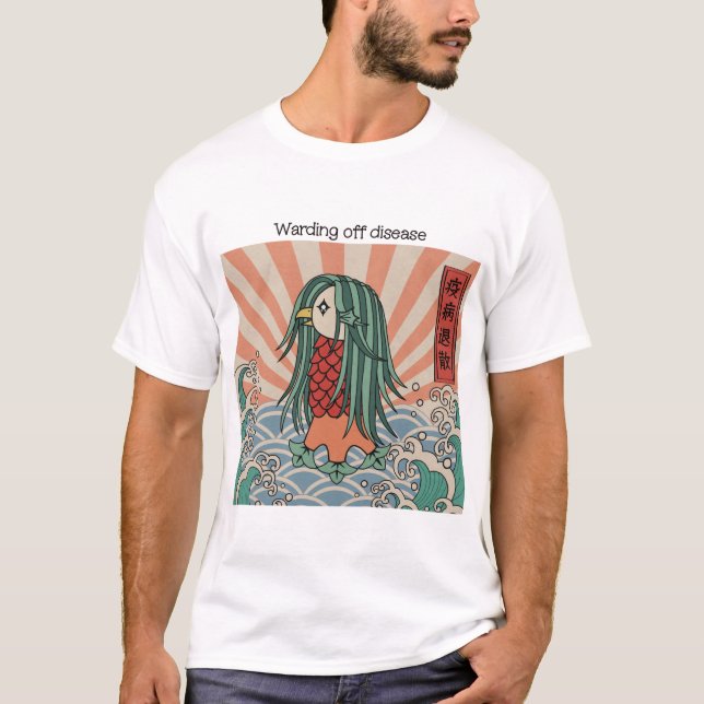 Camiseta Amabie-Warding off disease (Frente)