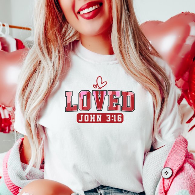Camiseta AMADO John 3:16, Bíblia Verse (Criador carregado)