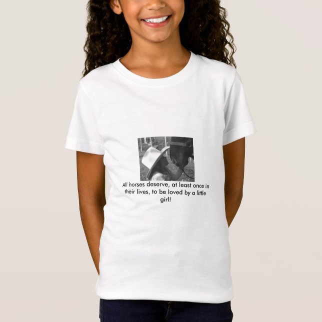 Camiseta Amado por uma menina (Frente)