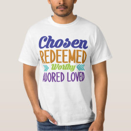 Camiseta Amado Redimido Digno Adorado Amor