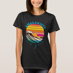 Camiseta Amagansett Retro 1980 Style New York Beach