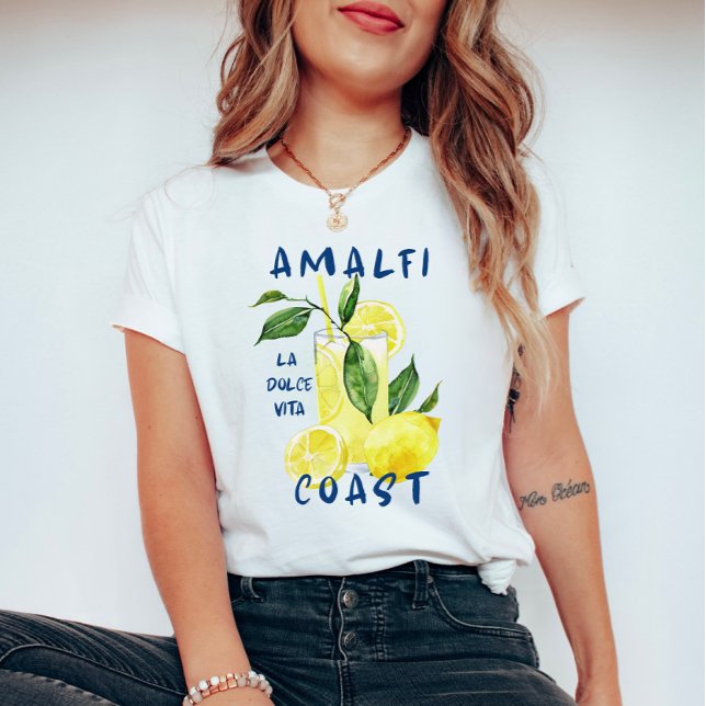 Camiseta Amalfi Coast Lemonade – La Dolce Vita Summer Italy (Criador carregado)