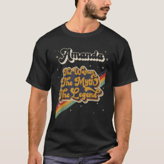 Camiseta Amanda The Women The Myth The Legend First Name Re
