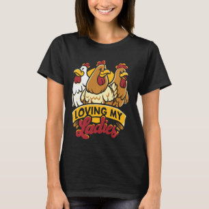 Camiseta Amando Minhas Senhoras Engraçado Farmador De Fazen