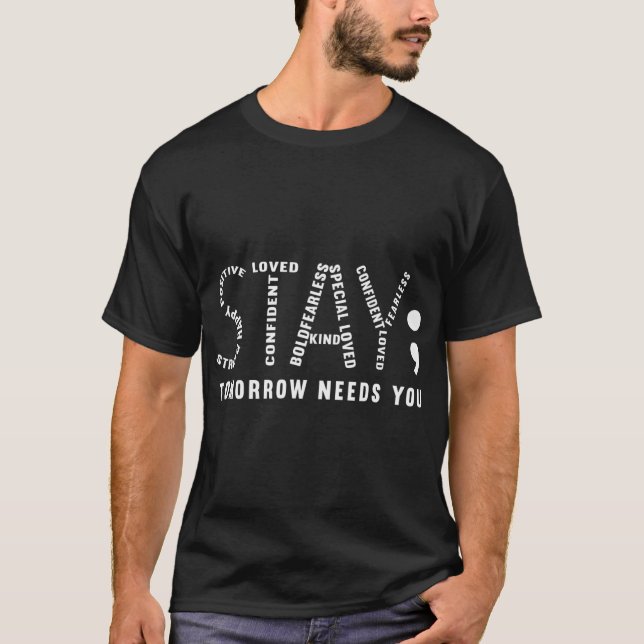 Camiseta Amanhã Precisa De Prevenção Suicida V2 (Frente)