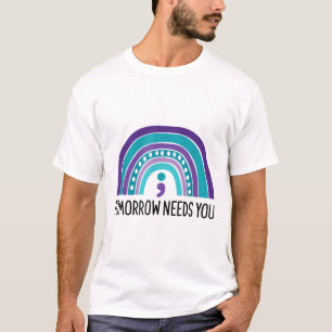 Camiseta Amanhã Precisa De Sua Predição De Suicídio De Semi
