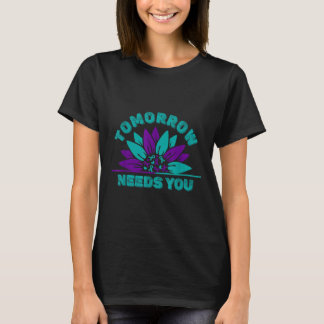 Camiseta Amanhã Precisa de Você Conscientização sobre Preve