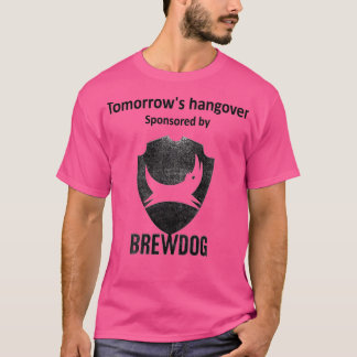 Camiseta Amanhã ressaca patrocinada por Brewdog
