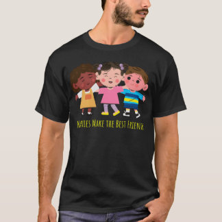 Camiseta Amanhas fazem os melhores amigos engraçados