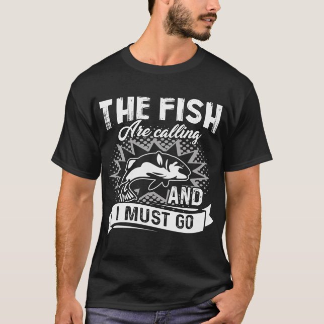 Camiseta Amanhecer & Brilhar, É Hora de Pescar! (Frente)