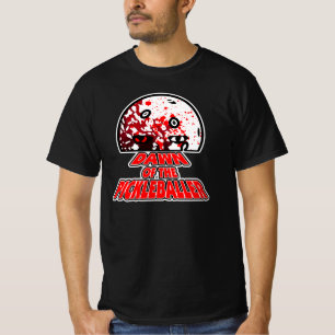 Camiseta Amanhecer do Zombie do Horror do Halloween do Pick