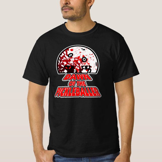 Camiseta Amanhecer do Zombie do Horror do Halloween do Pick (Frente)