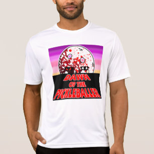Camiseta Amanhecer do Zombie do Horror do Halloween do Pick