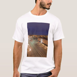 Camiseta Amanhecer na Main Street de Bismarck, Dakota do No