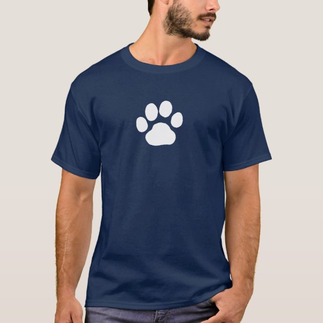 Camiseta Amante canino legal grande do impressão | da pata (Frente)