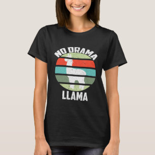 Camiseta Amante Criador de Lhama Murmurador Agricultura Sem