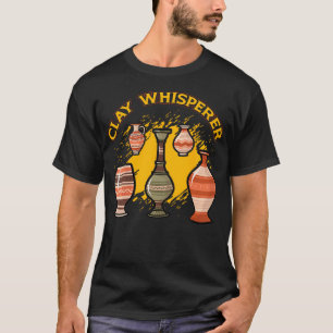 Camiseta Amante da Arte em Cerâmica Clay Whisperer