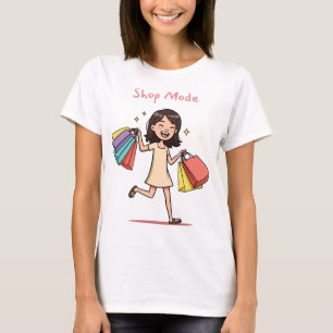 Camiseta Amante da compra no modo Loja