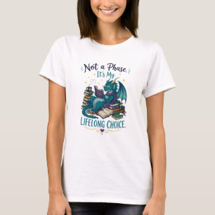 Camiseta Amante da Leitura do Dragão Não é uma Fase Vitalíc