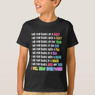 Camiseta Amante da leitura engraçada lerá livro em todos os
