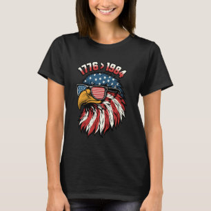 Camiseta Amante da Liberdade Patriótica dos EUA 1776  1984