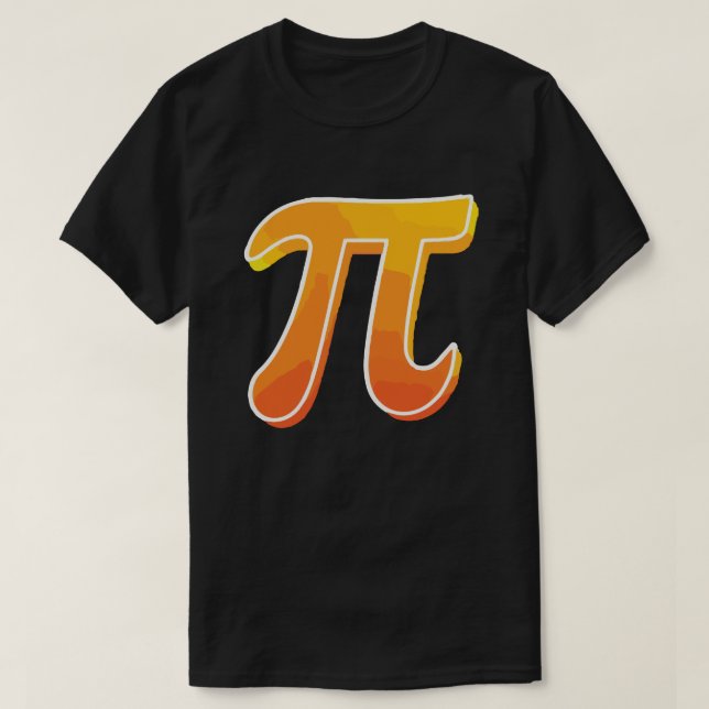 Camiseta Amante da Matemática do Dia do Pi – Design Geek e  (Frente do Design)