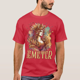 Camiseta Amante da Mitologia Grega Antiga Deusa da Colheita