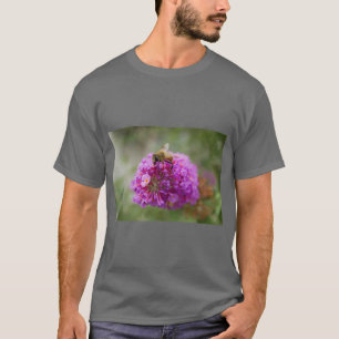 Camiseta Amante da Natureza Abelha Gráfica