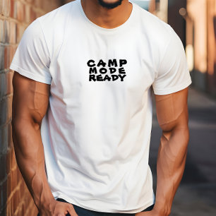 Camiseta Amante da natureza em trilhas minimalistas