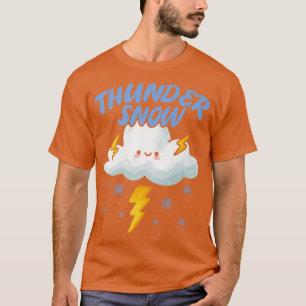 Camiseta Amante da neve de trovão gelado Sazão de inverno n