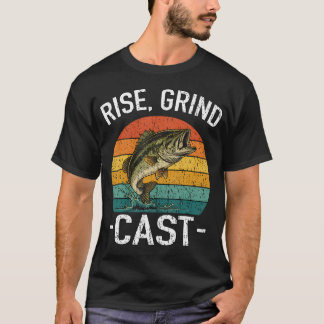 Camiseta Amante da Pesca Rise Grind Cast Quem Sabe de Peixe