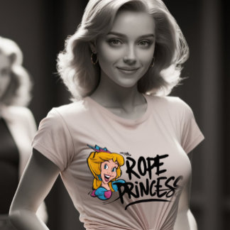 Camiseta Amante da princesa de corda shibari