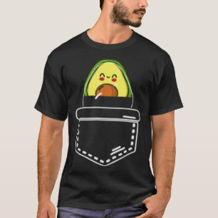 Camiseta Amante de Abacate Fruta Saudável Guacamole Vegetar