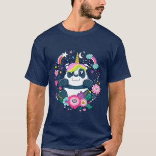 Camiseta Amante de Animais Fofa Magica Fada Unicórnio menin