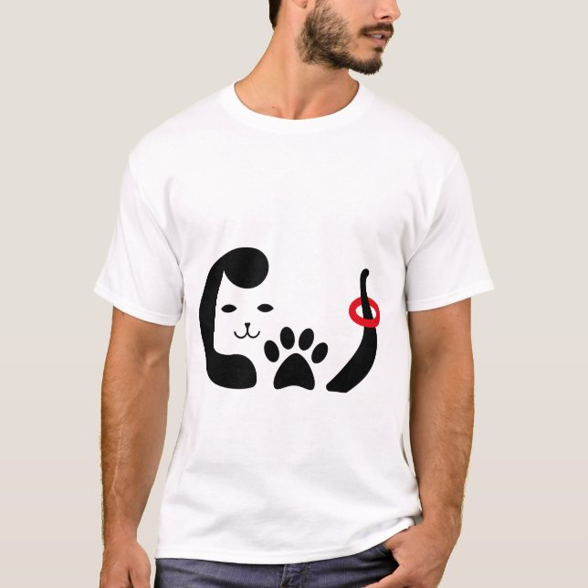 Camiseta Amante de animais se sentindo (Frente)