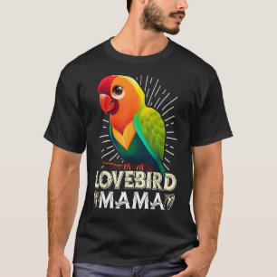 Camiseta Amante de Ave Mãe Ama de Pássaros Papagaio Mulhere