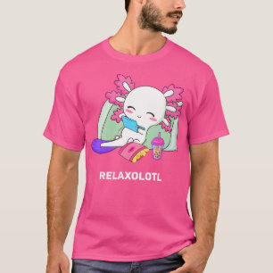 Camiseta Amante de Axolote Fofo Salamandra Mexicana Relaxol