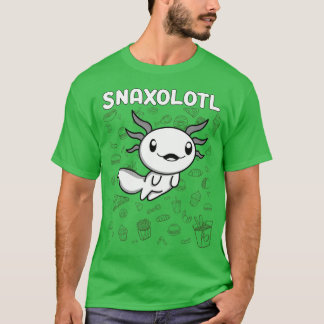 Camiseta Amante de Axolote Fofo Snaxolotl  (78) 
