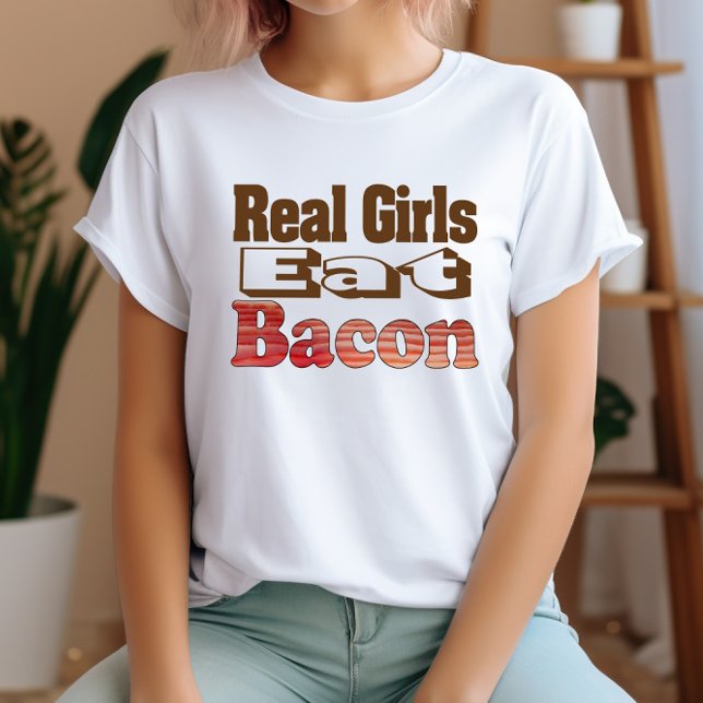 Camiseta Amante de Bacon Engraçado e Fofo (Criador carregado)