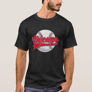 Camiseta Amante de beisebol vintage de Chicago jogadores pa