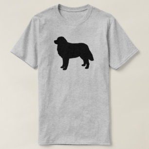 Camiseta Amante de Berner da silhueta do cão de montanha d